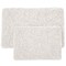 Hastings Home Hastings Home 2 Piece Memory Foam Shag Bath Mat - White 330821UVD - alternate 2